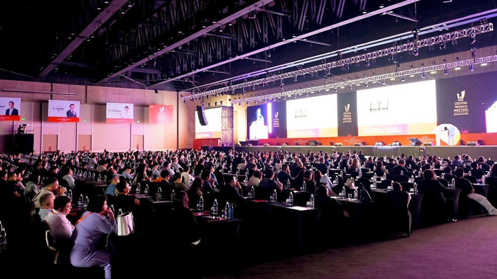 About 1,200 dental professionals attended the event. 
