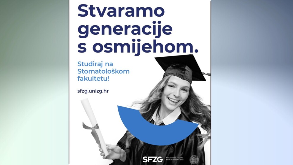 Promidžbena naslovnica Stomatološkog fakulteta ( arhiva SFZG)
