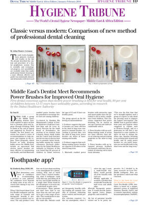 Hygiene Tribune Middle East & Africa No. 1, 2016