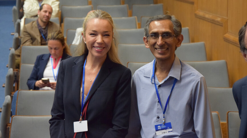 From left: ROOTS SUMMIT speakers Dr Ruth Pérez-Alfayate and Dr Rajiv Patel.
