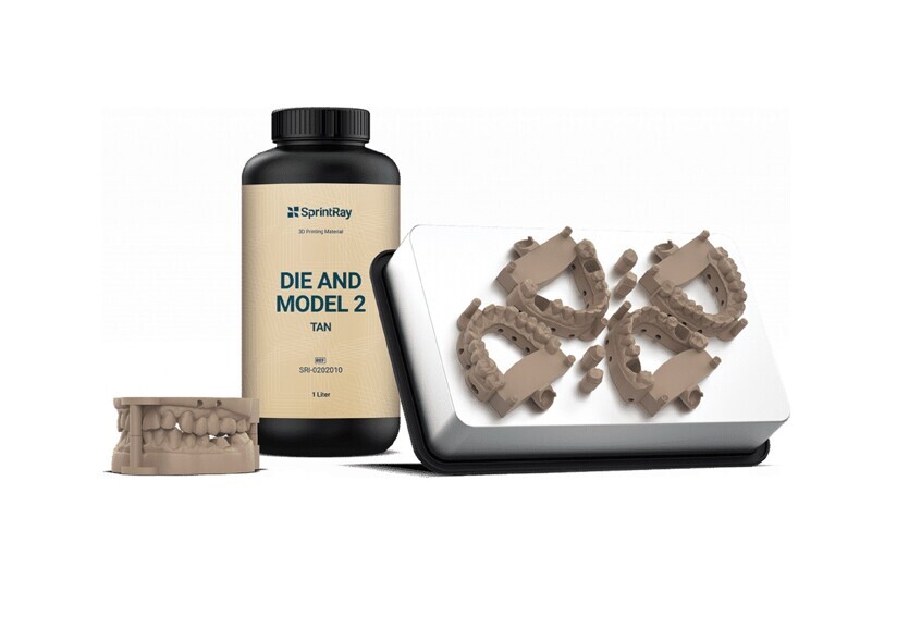 SprintRay – Die and Model 2 Tan