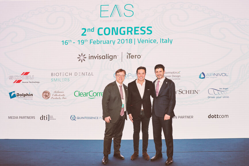From left: Dr Francesco Garino, Dr. Luis Carrière and Tommaso Castroflorio. 