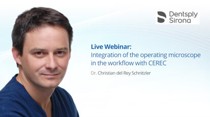 Webinar to focus on magnification and CEREC workflow in dentistry