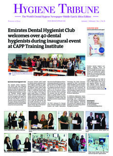 Hygiene Tribune Middle East & Africa No. 1, 2018