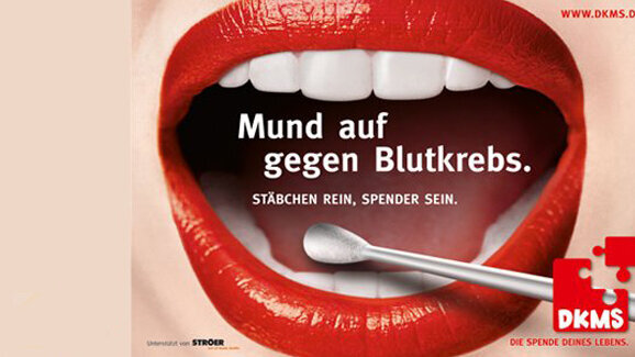 Mund auf gegen Blutkrebs