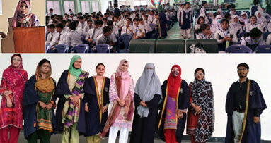 Oral cancer awareness session at Bahria College Karsaz