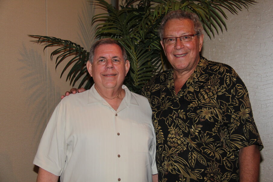 Dr. Fred Weinstein with Dr. Samuel O. Dorn