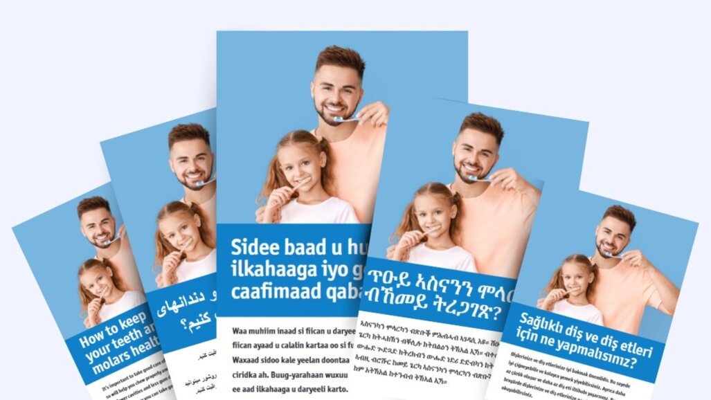 Mondzorgfolder in eenvoudige taal nu in zeven talen