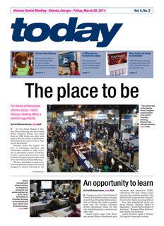 today Hinman Dental Meeting Atlanta Mar. 28, 2014