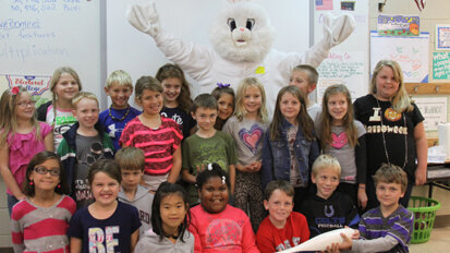 Dental students reach out to children at elementary schools