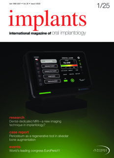implants international No. 1, 2025