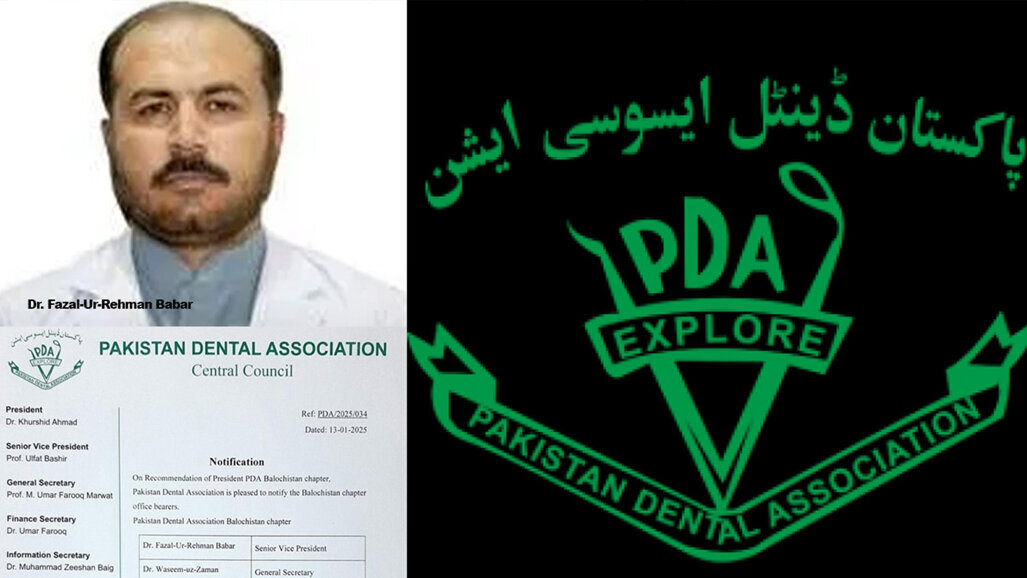 Pakistan Dental Association announces office bearers for Balochistan Chapter