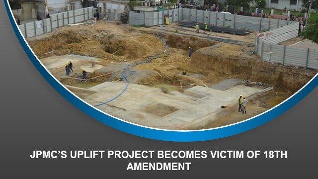 JPMC’s uplift project becomes victim of 18th Amendment