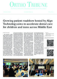 Ortho Tribune Middle East & Africa No. 3, 2024