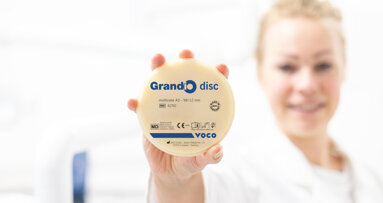 Just like a natural tooth—Grandio disc multicolor from VOCO