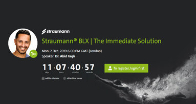 Immediate implants and their benefits to be discussed in free webinar
