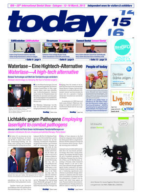 today IDS 2013 Cologne 15 March
