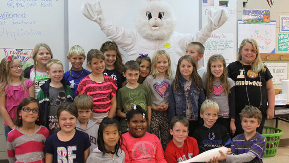 Dental students reach out to children at elementary schools
