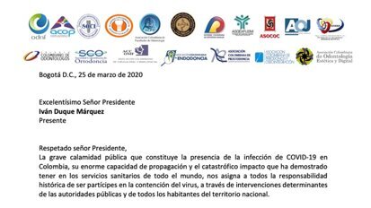 Carta al Presidente de Colombia