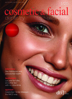 cosmetic dentistry & facial aesthetics international Preview 2025