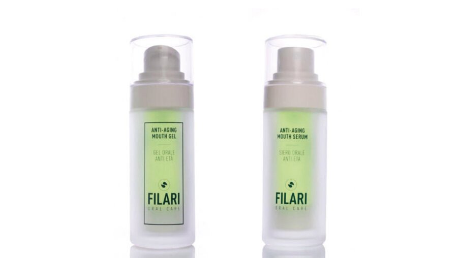Fig. 2_Filari gel e siero (gel dentifricio e collutorio a base di polifenoli con attività antimicrobica e antinfiammatoria) per il trattamento domiciliare pre, durante e post intervento.