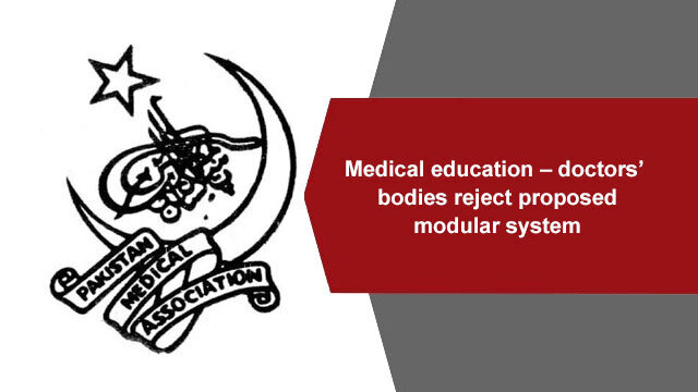 Medical education - doctors’ bodies reject proposed modular system