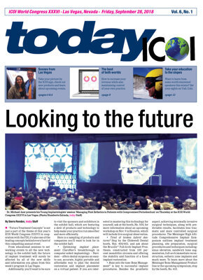 today ICOI World Congress XXXVI Las Vegas September 28, 2018