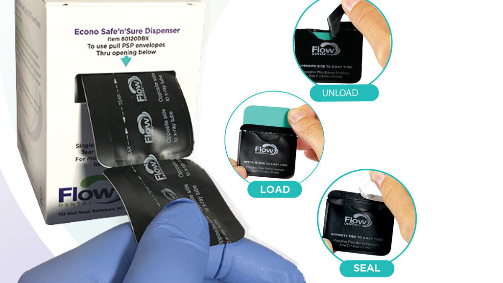 New Safe 'N' Sure dispenser box now available for Phosphor Plate Envelopes