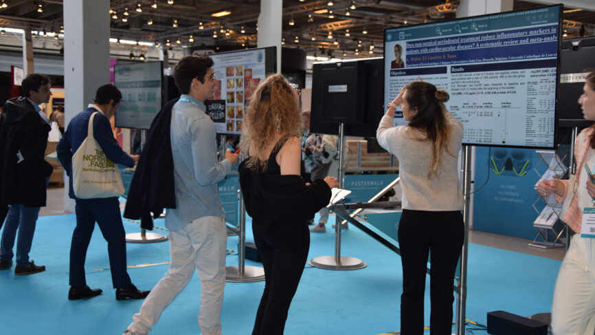 All e-Posters were displayed at digital terminals in the Poster Lounge, which is located in Exhibition Hall C.