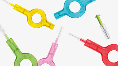 Excellent biofilm management with the CPS Prime interdental brush
