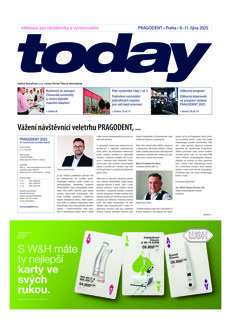 today Pragodent Prague Oct. 9–11, 2025