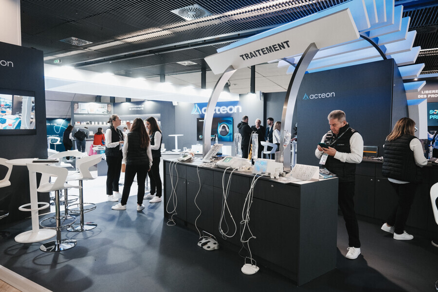 ACTEON booth. 