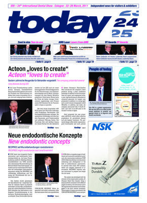 today IDS 2011 Cologne 24 March