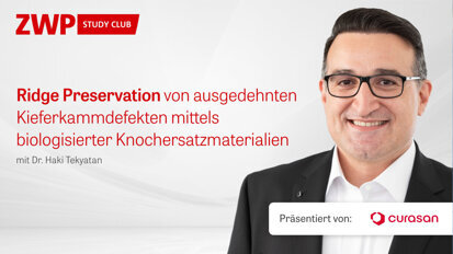 Curasan-Webinar: Ridge Preservation von Kieferkammdefekten