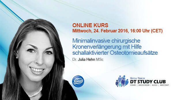 Webinar: Minimalinvasive chirurgische Kronenverlängerung mit schallaktivierten Osteotomieaufsätzen