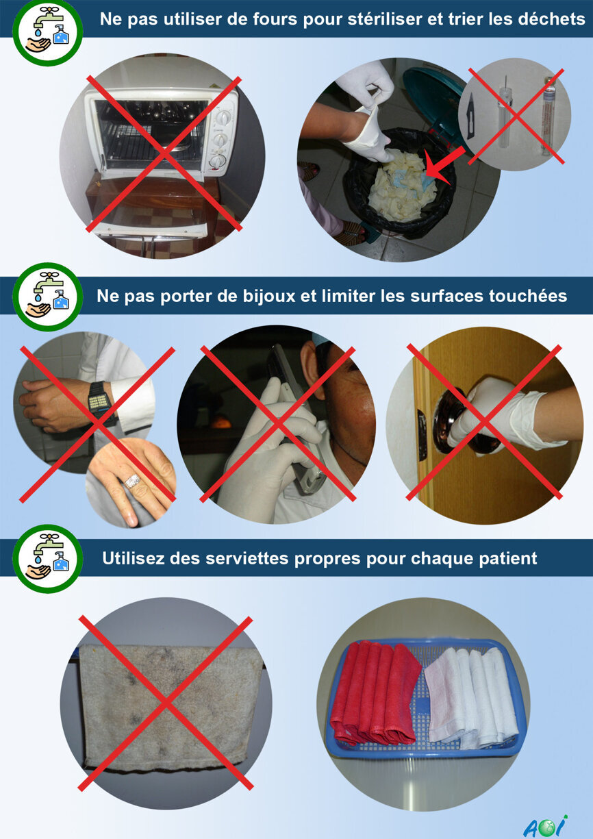 Cambodge : Poster de choses à ne pas faire
