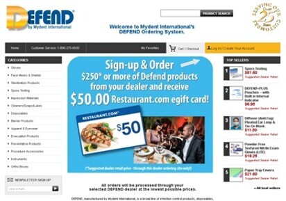 Mydent International develops new ordering website
