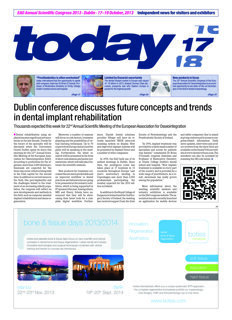 today EAO Dublin 2013, 17 Oct