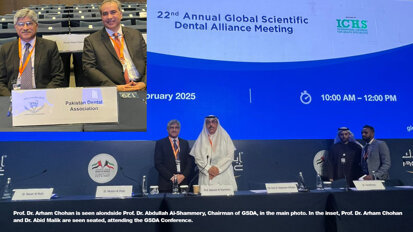 Prof. Arham Chohan, Dr. Abid Malik represent Pakistan at GSDA Dubai Conference