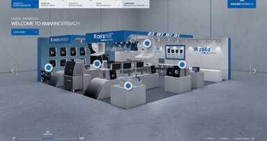 Digital Dental Show: O estande virtual da Amann Girrbach oferece valor agregado