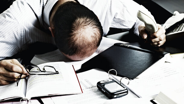 77 Prozent von Burn-out-Risiko betroffen