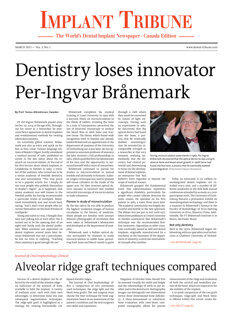 Implant Tribune Canada No. 1, 2015
