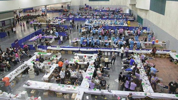 More than 2,000 people receive free treatment at volunteer event in California