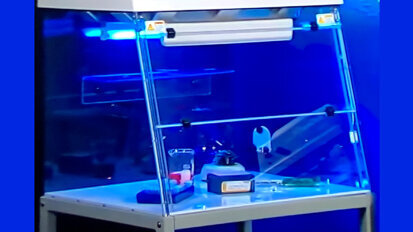Desinfección con luz ultravioleta