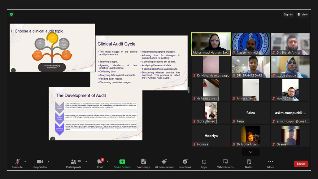 AIDM webinar on basics of clinical audit