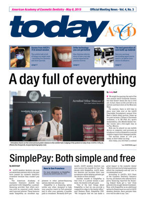 today AACD San Francisco May 08, 2015
