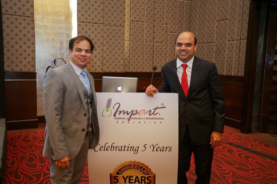 Udatta Kher with Ali Tunkiwala at the 5th Anniversary of Impart Education