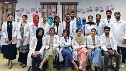 BUDC, Colgate teams conduct oral checkups at four Karachi schools