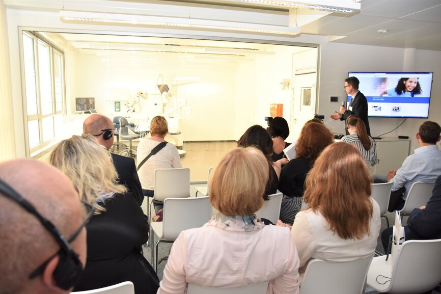 New auditorium at the Dentsply Sirona Academy (Photograph: Oemus Media AG)