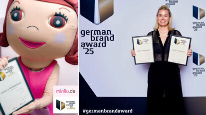 minilu gewinnt den German Brand Award und den Dental Marketing Award